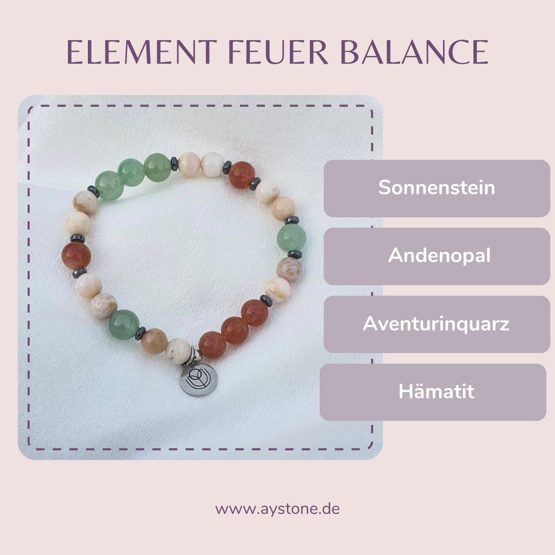 Edelsteinarmbänder Element Balance