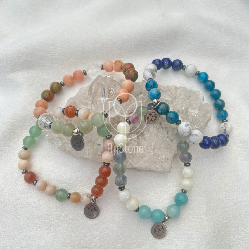 Edelsteinarmbänder Element Balance
