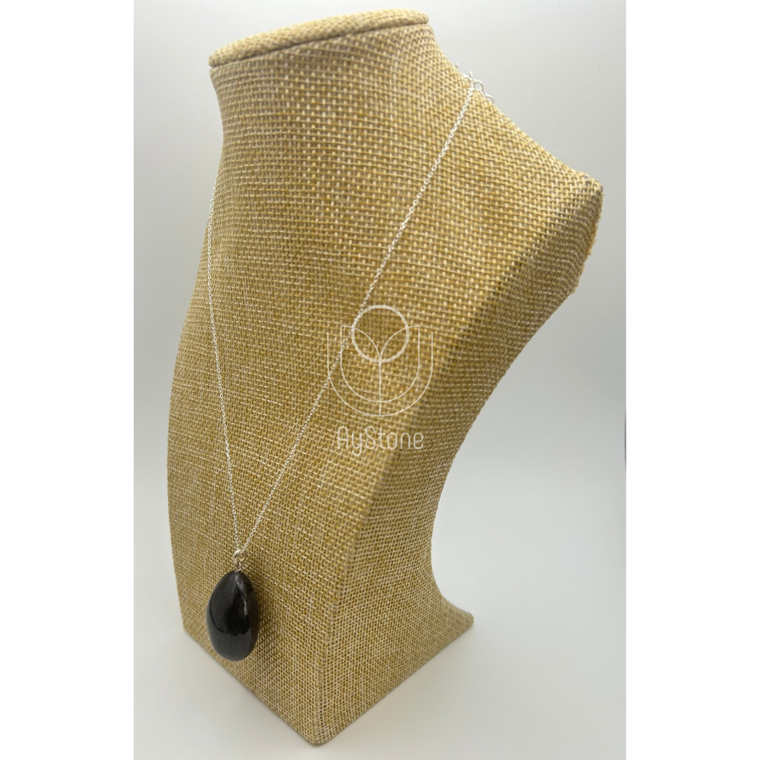 Değerli Taş Kolye Iolite Güneş Taşı