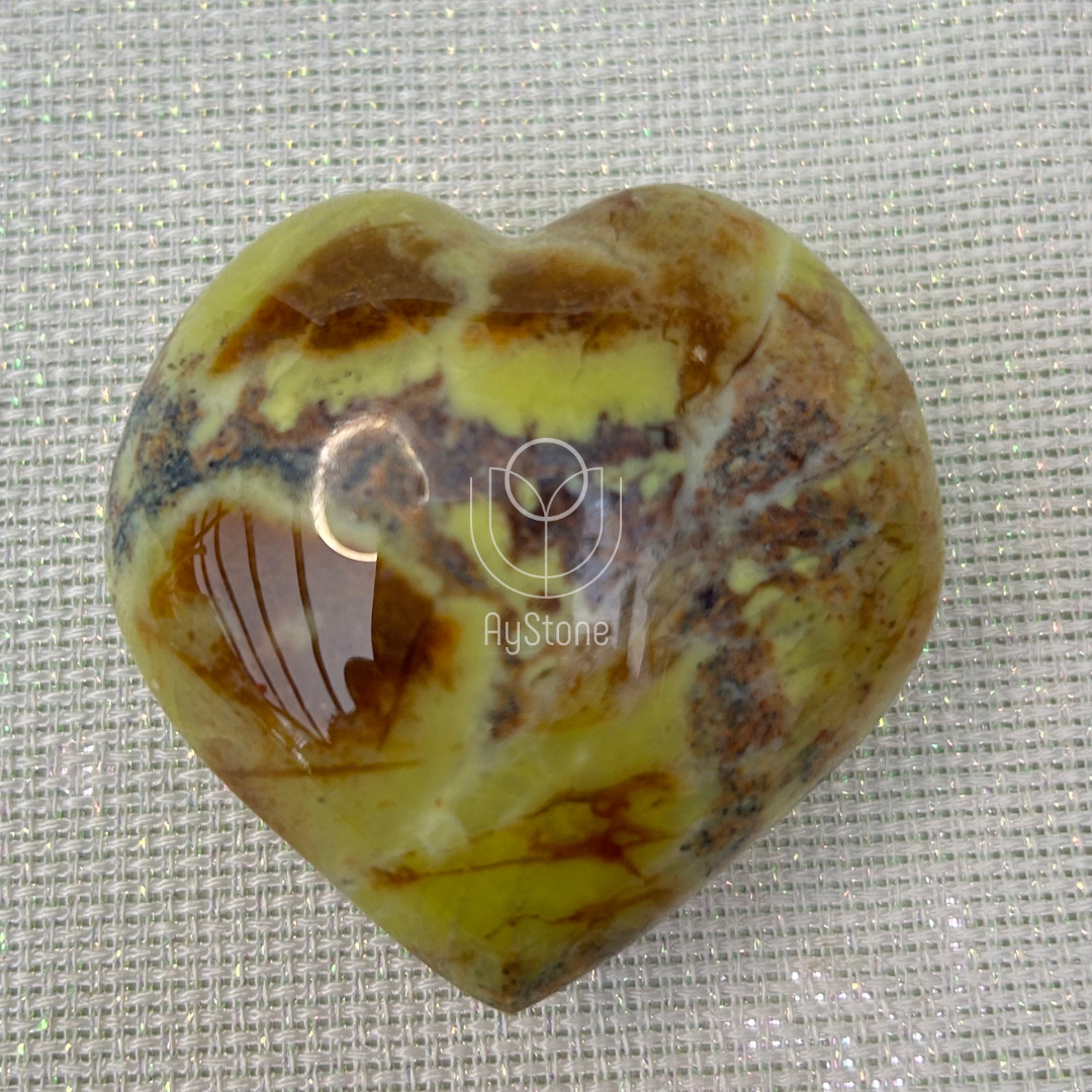 Grüner Opal Herz