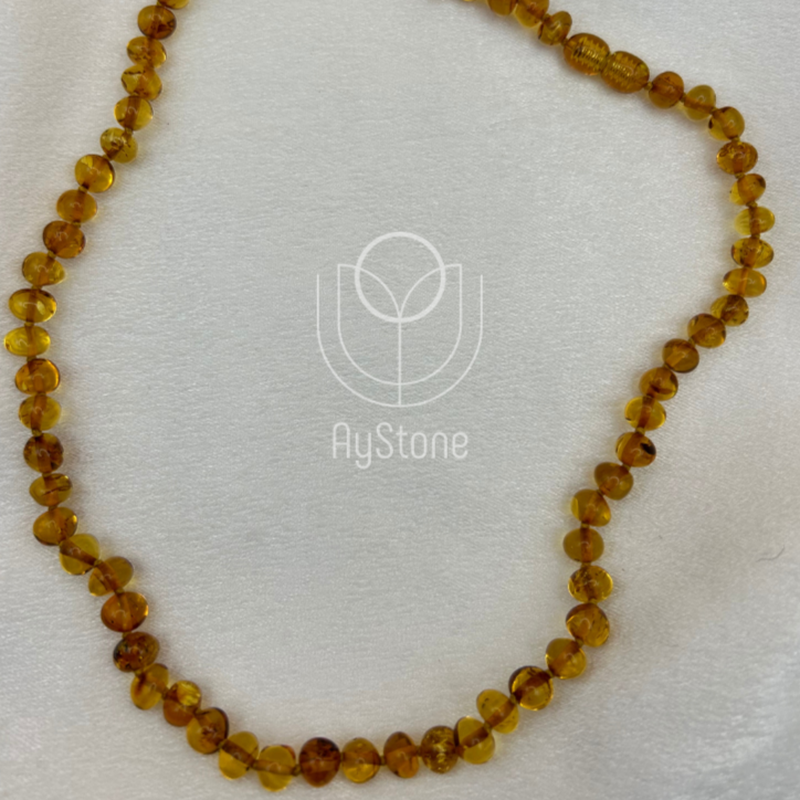 Kehribar taşlı kolye