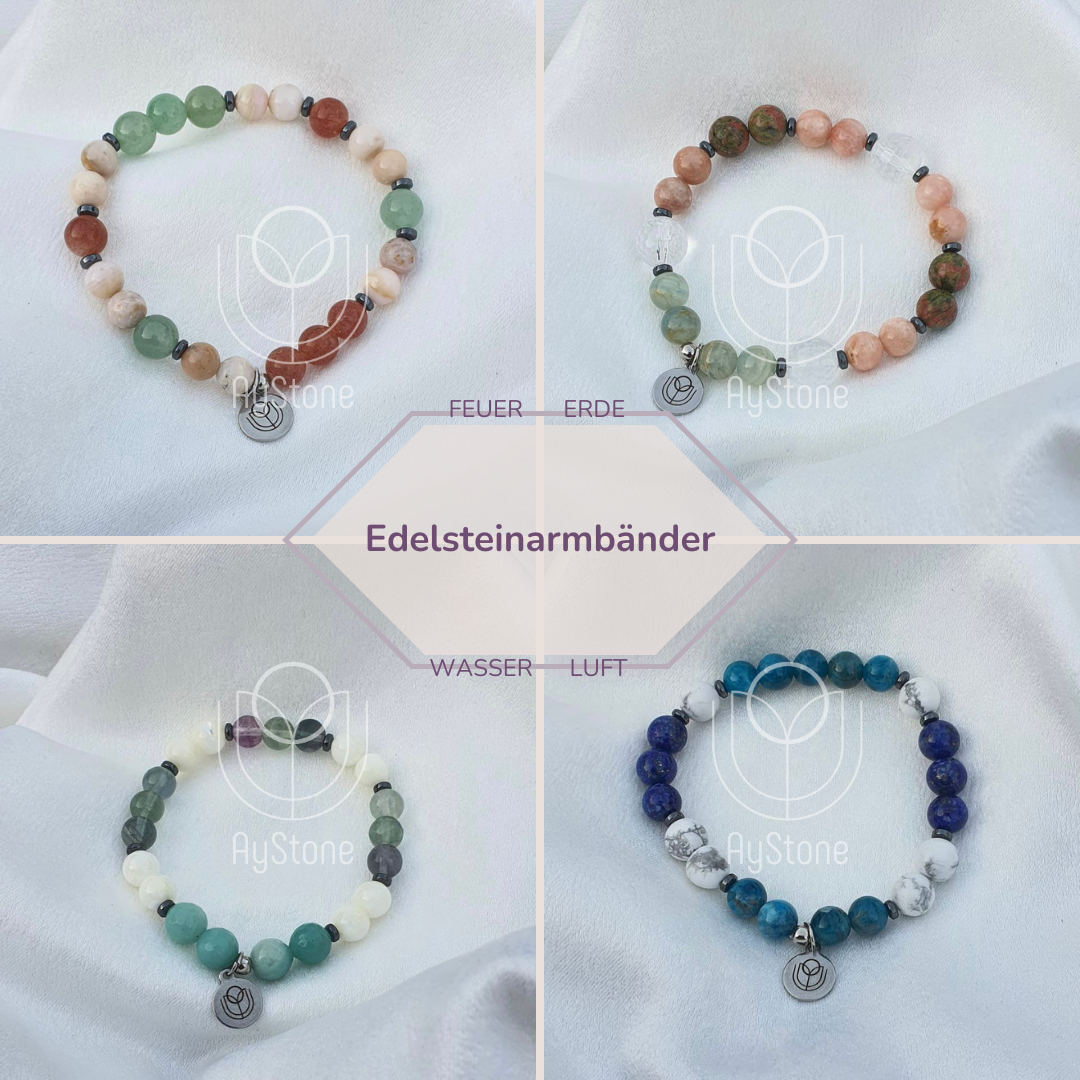 Edelsteinarmbänder Element Balance