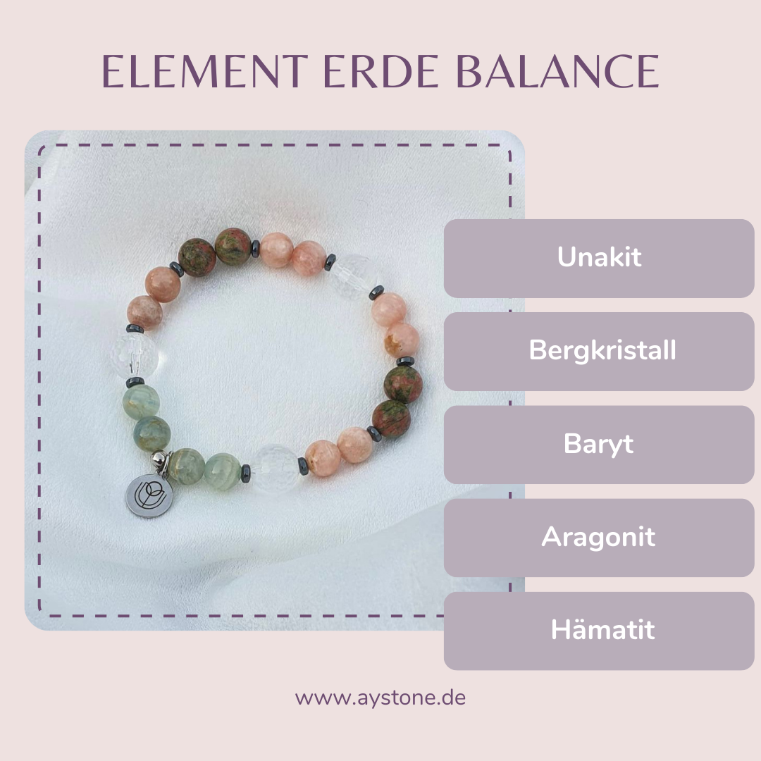 Edelsteinarmbänder Element Balance