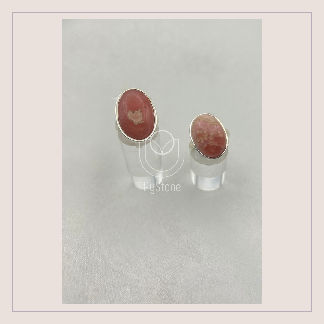 Edelsteinring Rhodochrosit