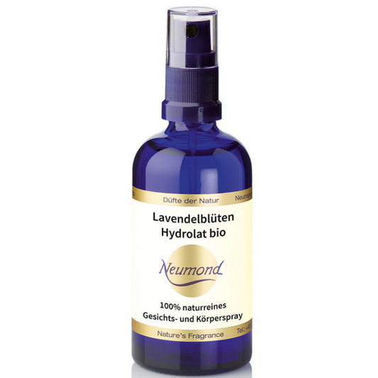 Lavendelblütenhydrolat bio, Gesichts- und Körperspray, Sprühflasche, 100ml