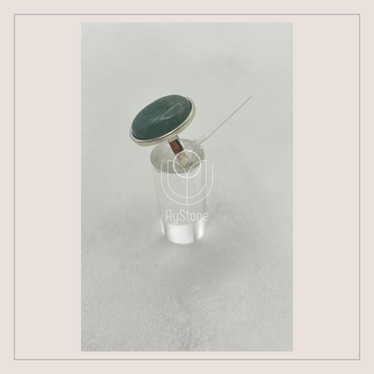 Edelsteinring Aquamarin Gr. 53