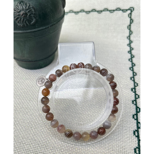 Edelsteinarmband Botswana Achat