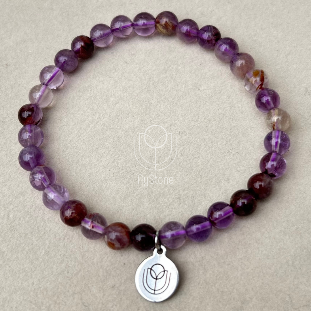 Edelsteinarmband Phantom Amethyst,
