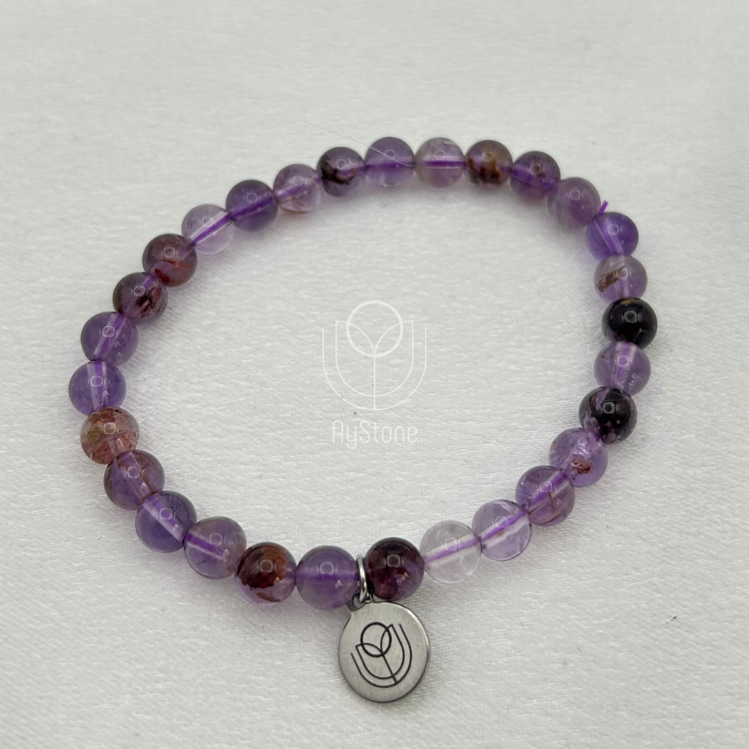 Edelsteinarmband Phantom Amethyst,