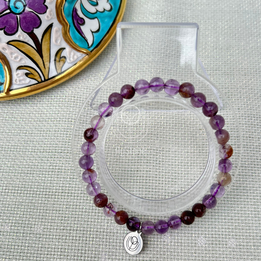Edelsteinarmband Phantom Amethyst,