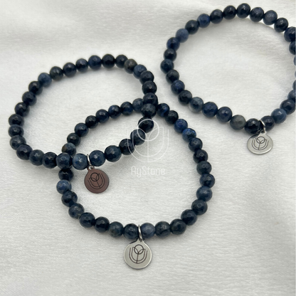 Edelsteinarmband Dumortierit