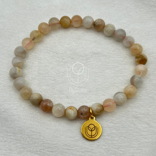 Edelsteinarmband Mondstein
