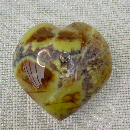 Grüner Opal Herz
