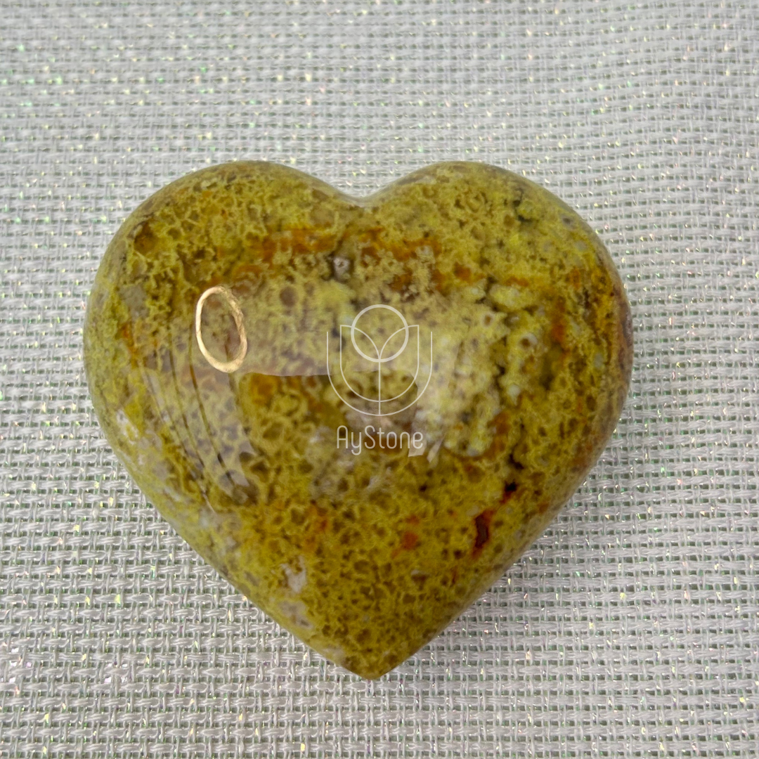 Grüner Opal Herz