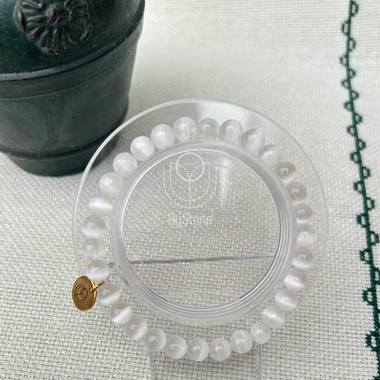 Edelsteinarmband Selenit