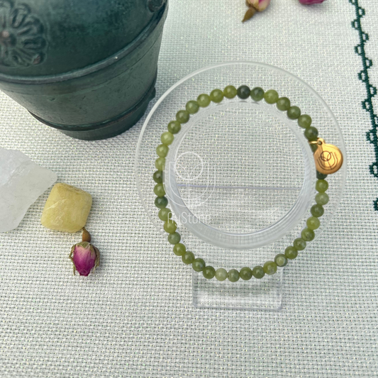 Edelsteinarmband Serpentin