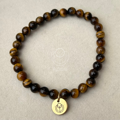 Edelsteinarmband Tigerauge