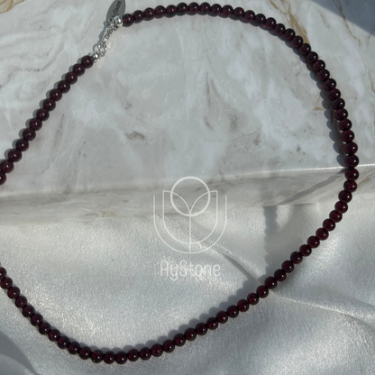 Edelsteinkette Granat