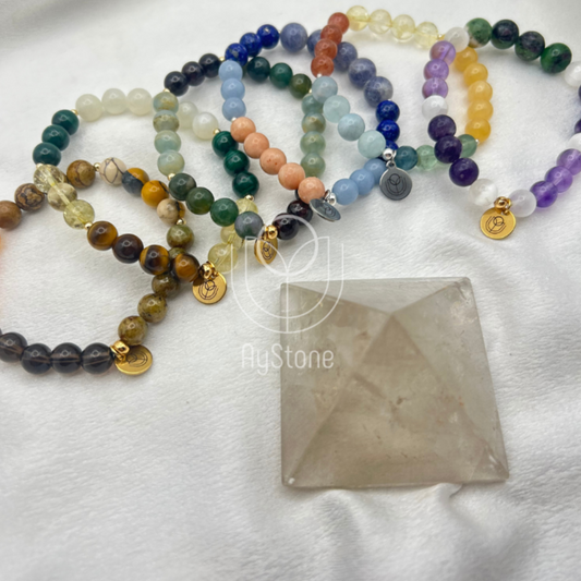 Edelsteinarmbänder Chakra Balance