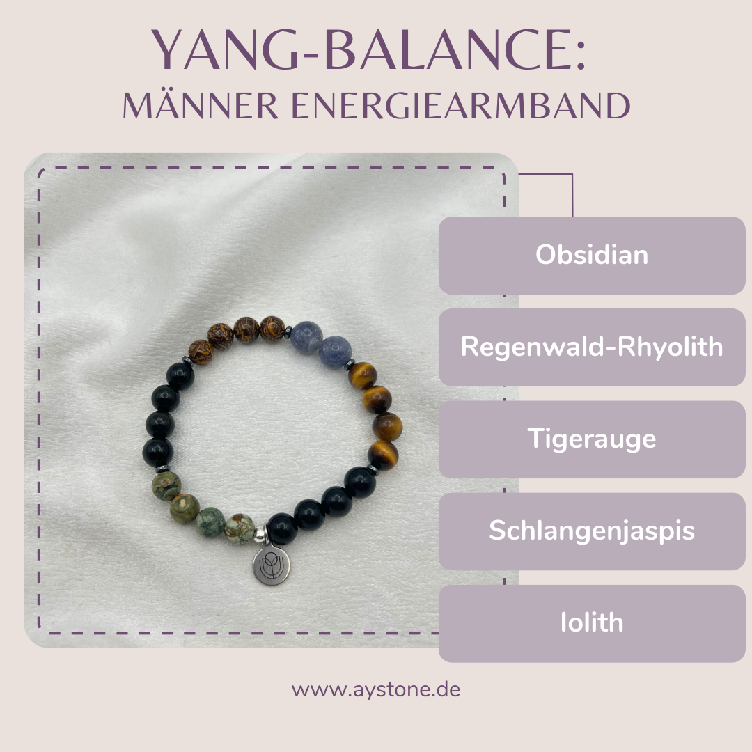 YANG Edelsteinarmband